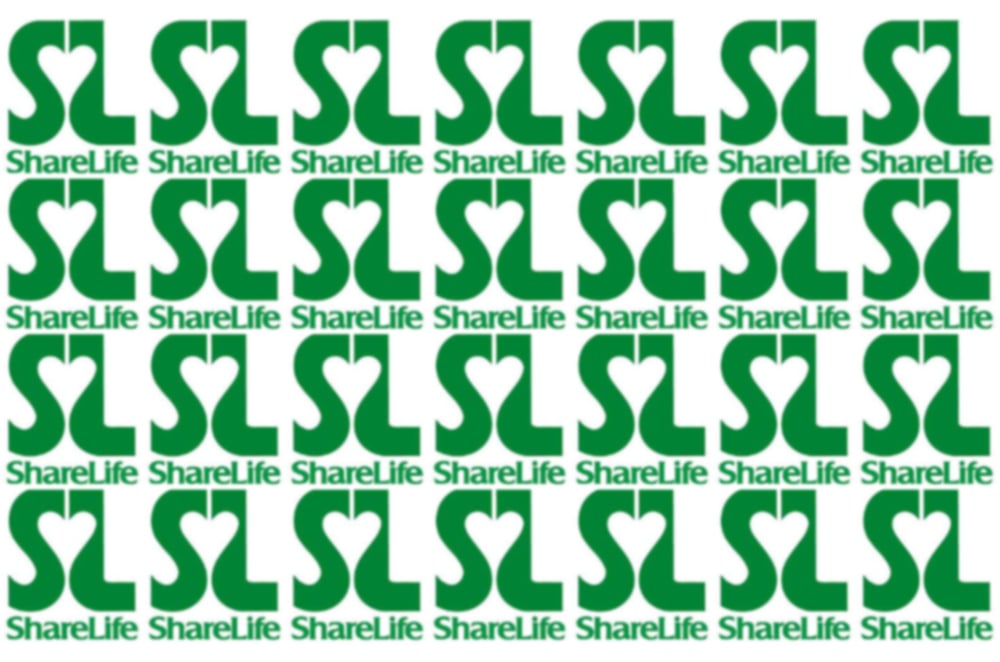 ShareLIfe Logo repeat several times